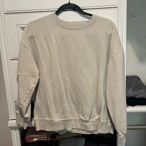 Old Navy Cream Crewneck Jacket